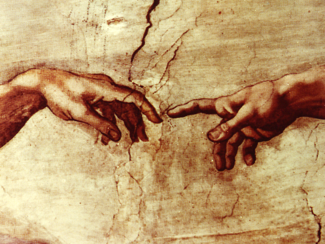 The Creation of Man by Michelangelo Sistine Chapel
